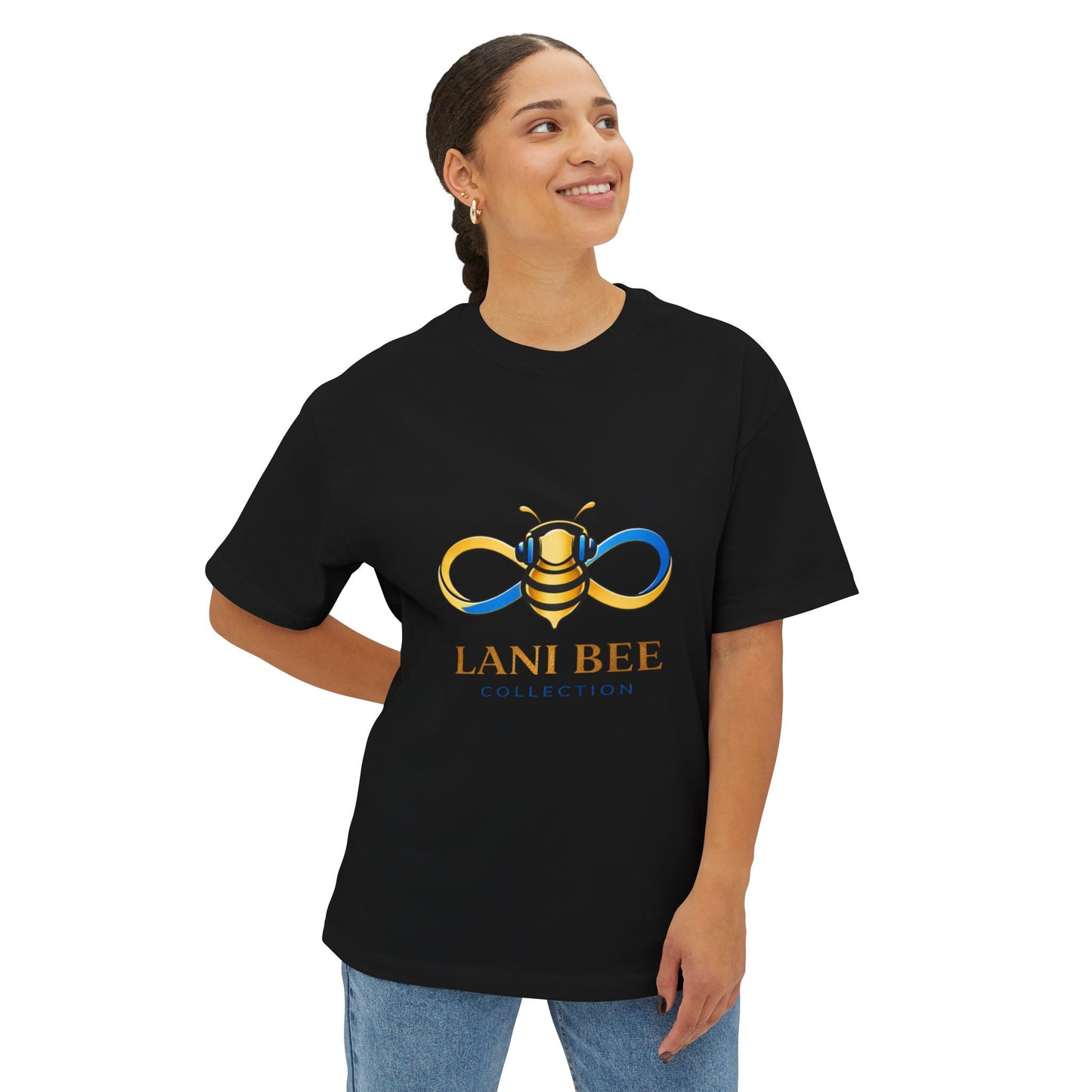 Infinity Bee Tee♾️🐝 — "Lani Bee Collection" Oversized Cotton Shirt
