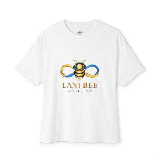 Bee Logo Tee — "Lani Bee Collection" Oversized Cotton Shirt