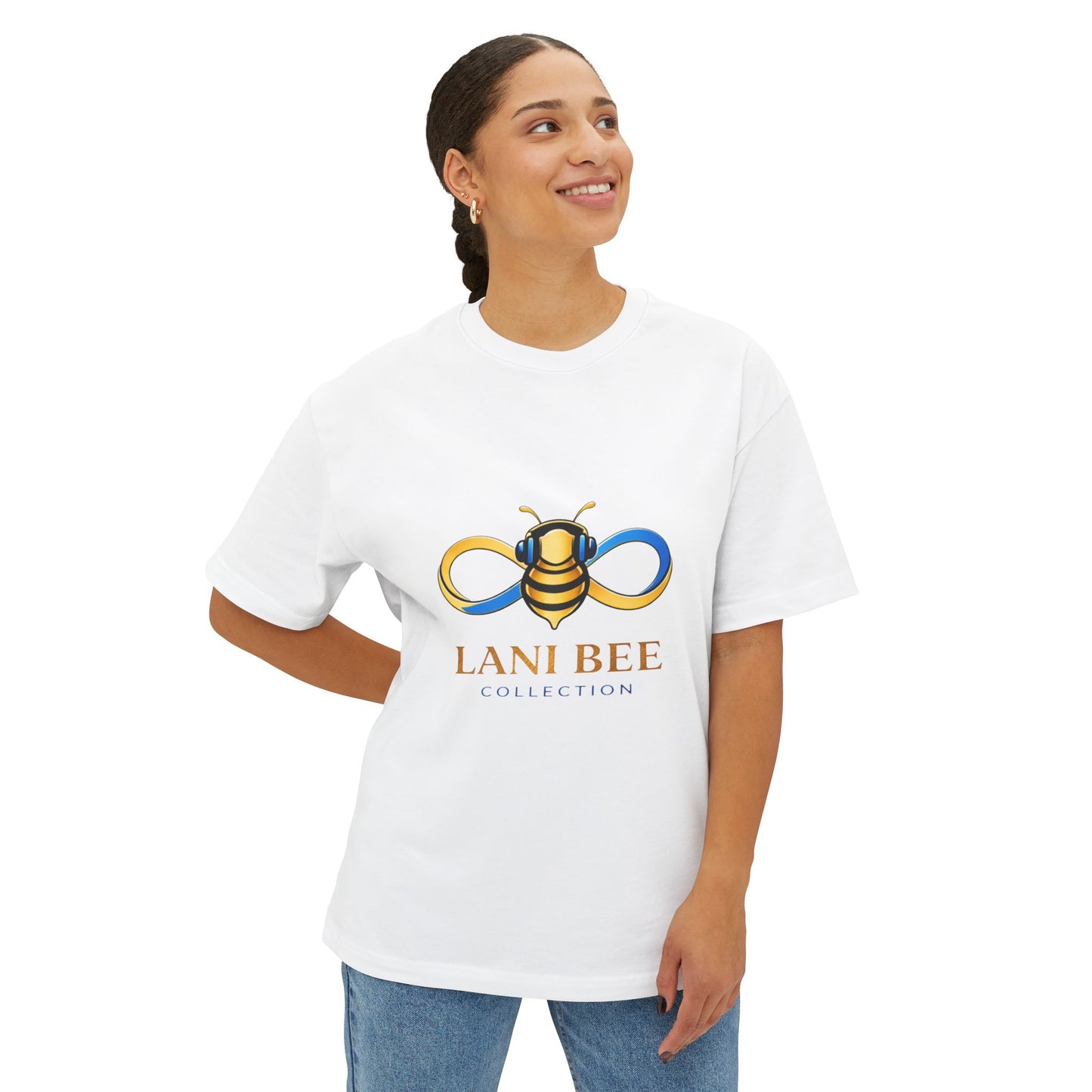Infinity Bee Tee♾️🐝 — "Lani Bee Collection" Oversized Cotton Shirt