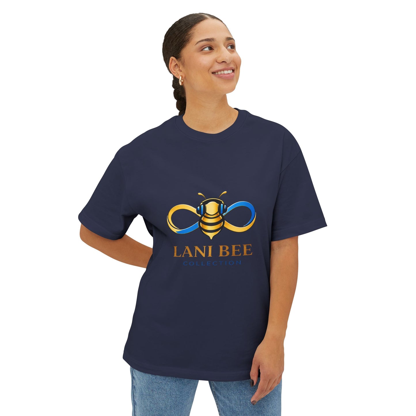 Infinity Bee Tee♾️🐝 — "Lani Bee Collection" Oversized Cotton Shirt