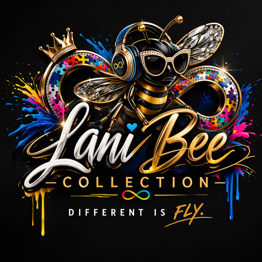 Lani Bee "Different is Fly" Drip Tee 🐝😎💧
